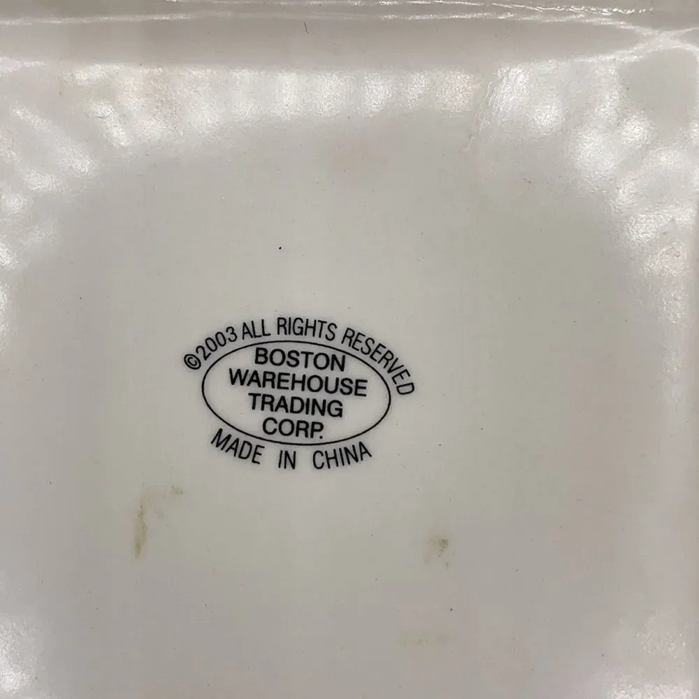 Boston Warehouse Trading Corp. Colorful Vintage Ceramic Bistro Kitchen Canister